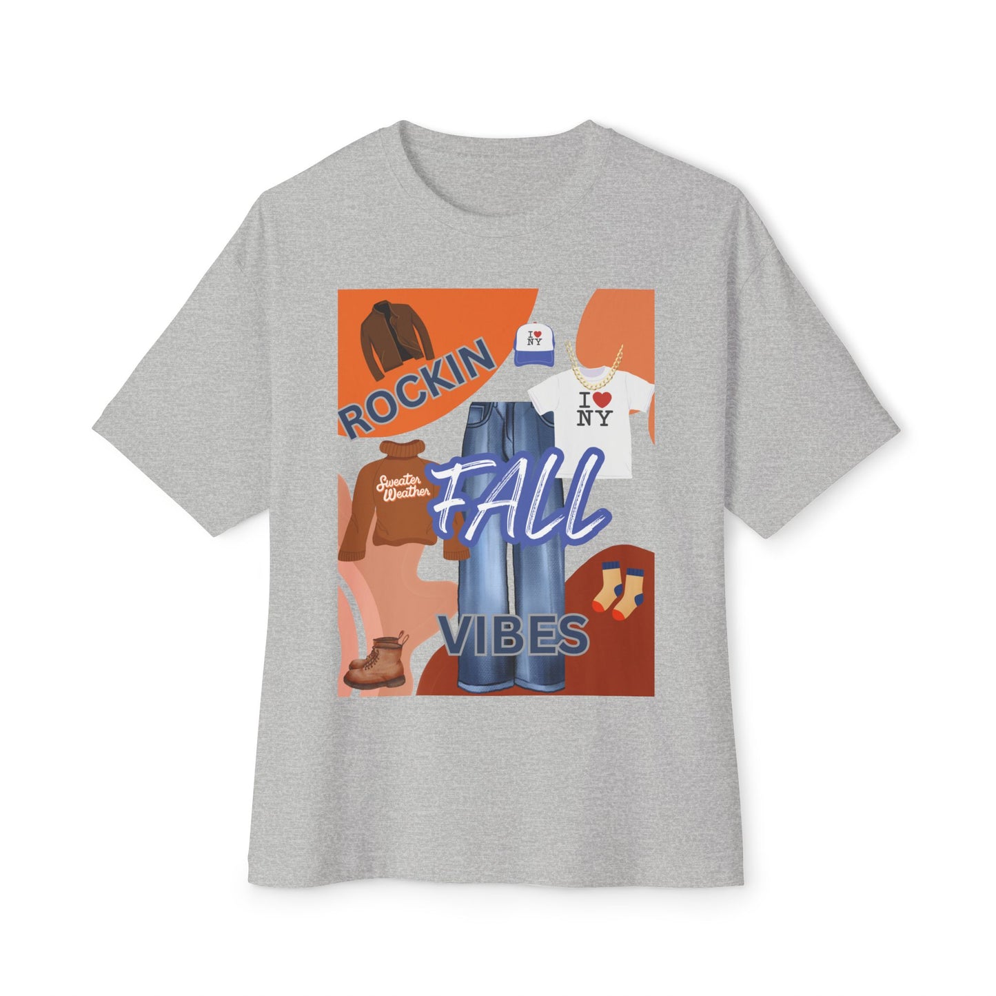 Fall Oversized Boxy Tee