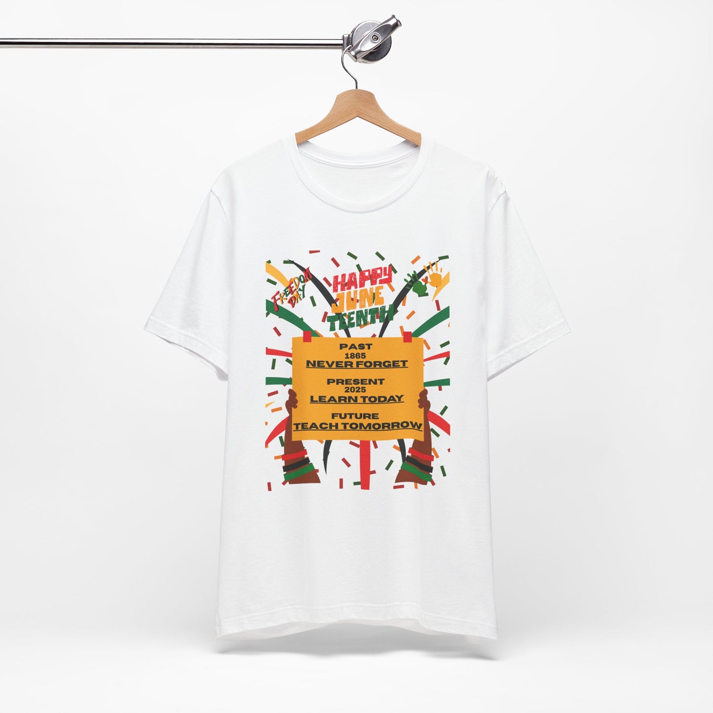 Happy Juneteenth Unisex Garment-Dyed T-Shirt - Celebrate Freedom and Heritage