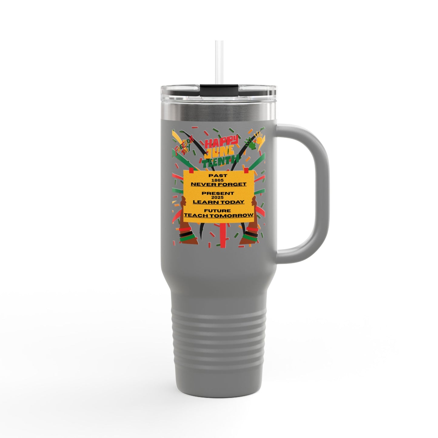 Inspirational Insulated Travel Mug - 40oz - Perfect for Teachers & Students - Stay Motivated On-the-Go