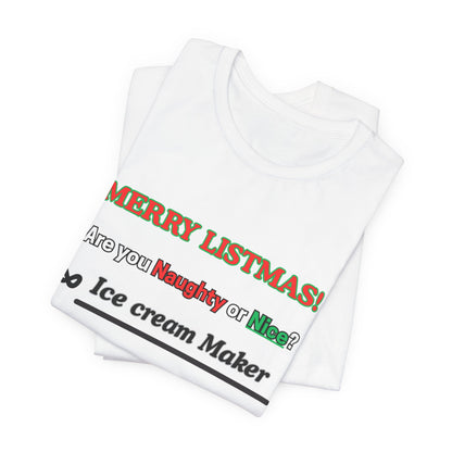 Christmas Short Sleeve Tee - Merry Christmas Shirt