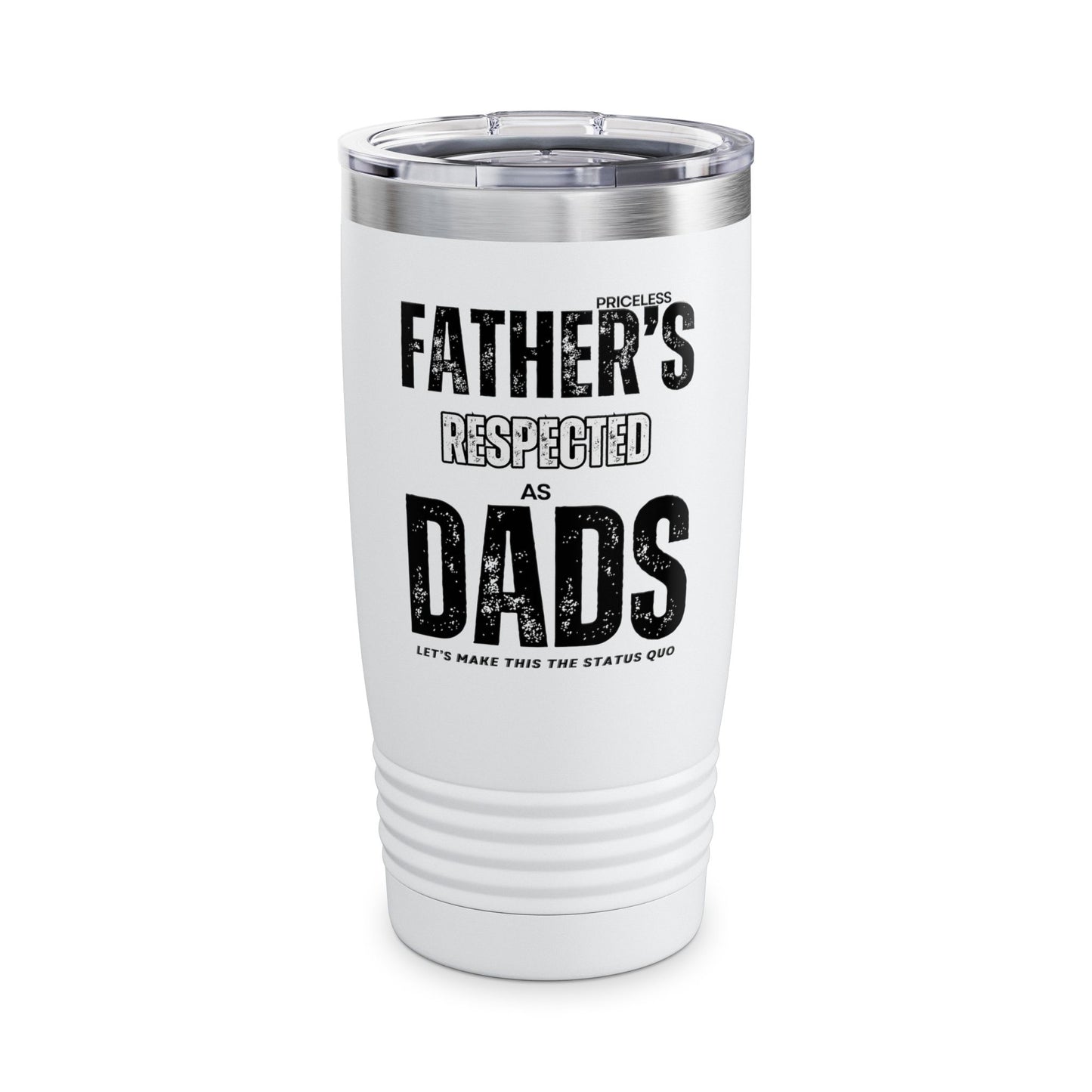Father's Respected Dads Tumbler - 20oz Insulated Travel Mug