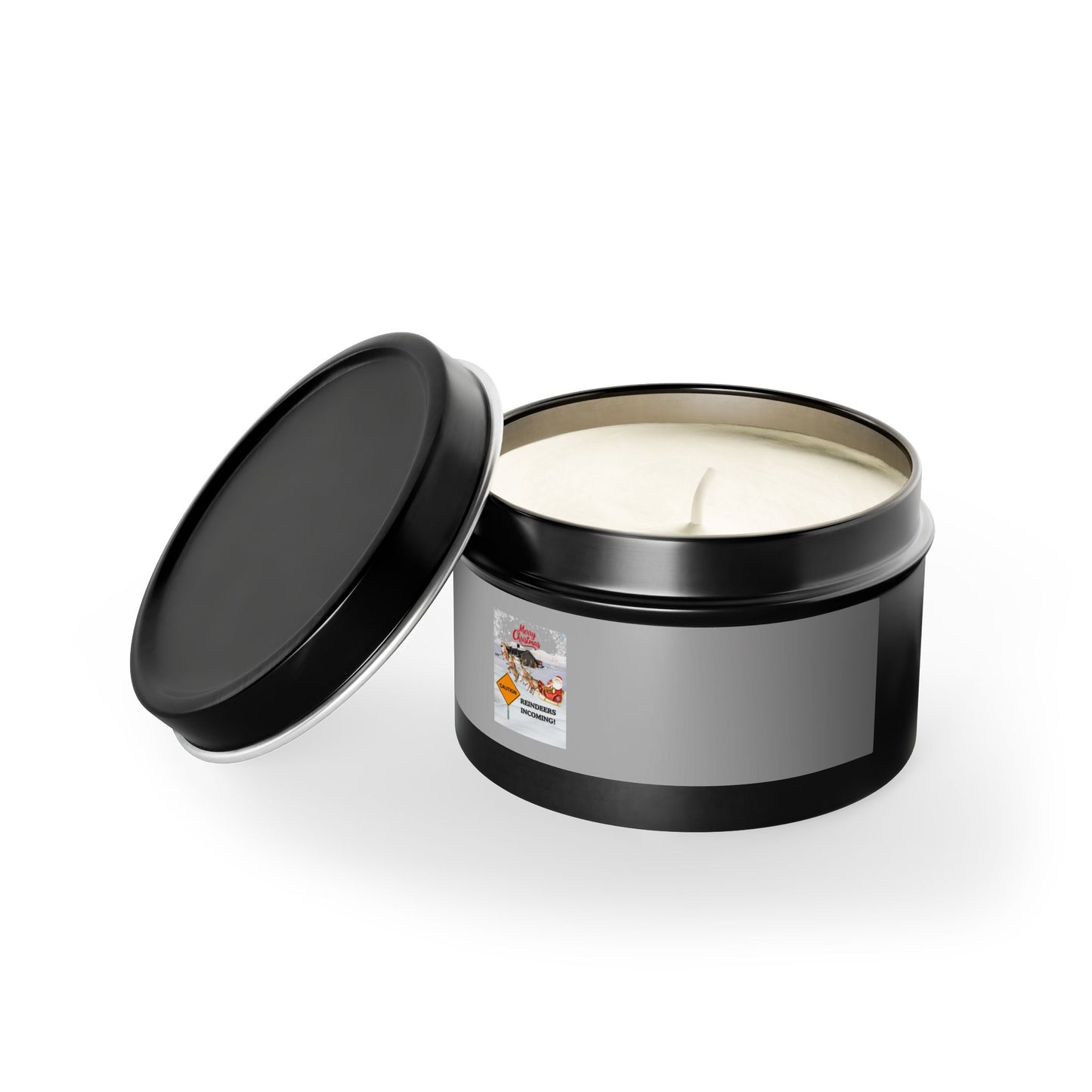 Rustic Roadtrip Scented Tin Candle — Travel-Inspired Aromatherapy Candle (Caramel & Cedar)