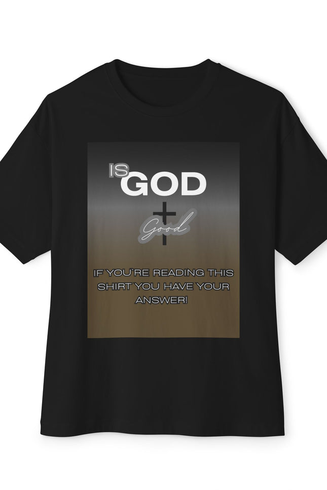 Faith Base Tee — Christian Inspirational Oversized Boxy Shirt