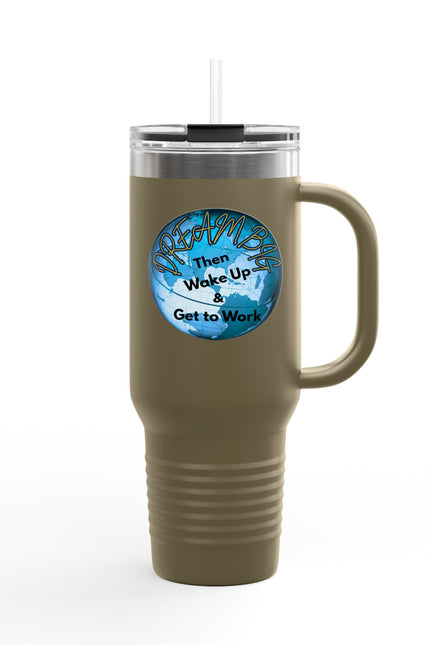 Inspirational Insulated Travel Mug - 40oz Dream Big Design