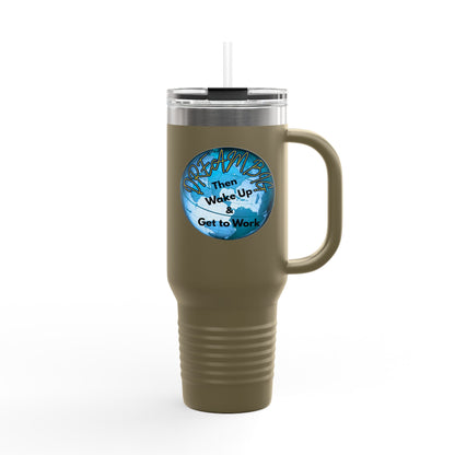 Inspirational Insulated Travel Mug - 40oz Dream Big Design
