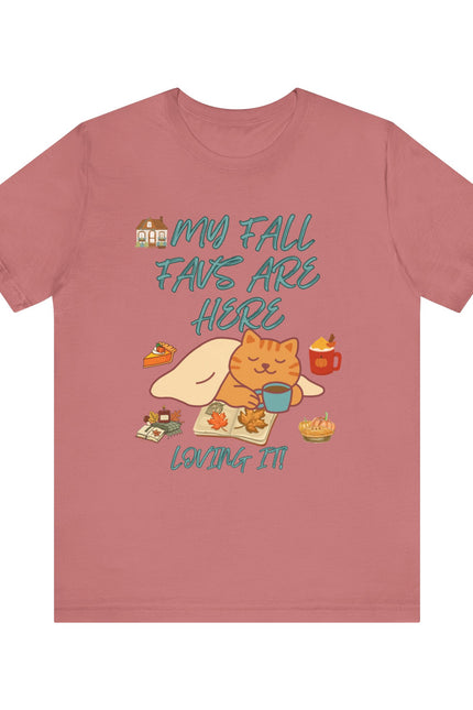 Fall Unisex Tee - Cozy Autumn Vibes Shirt