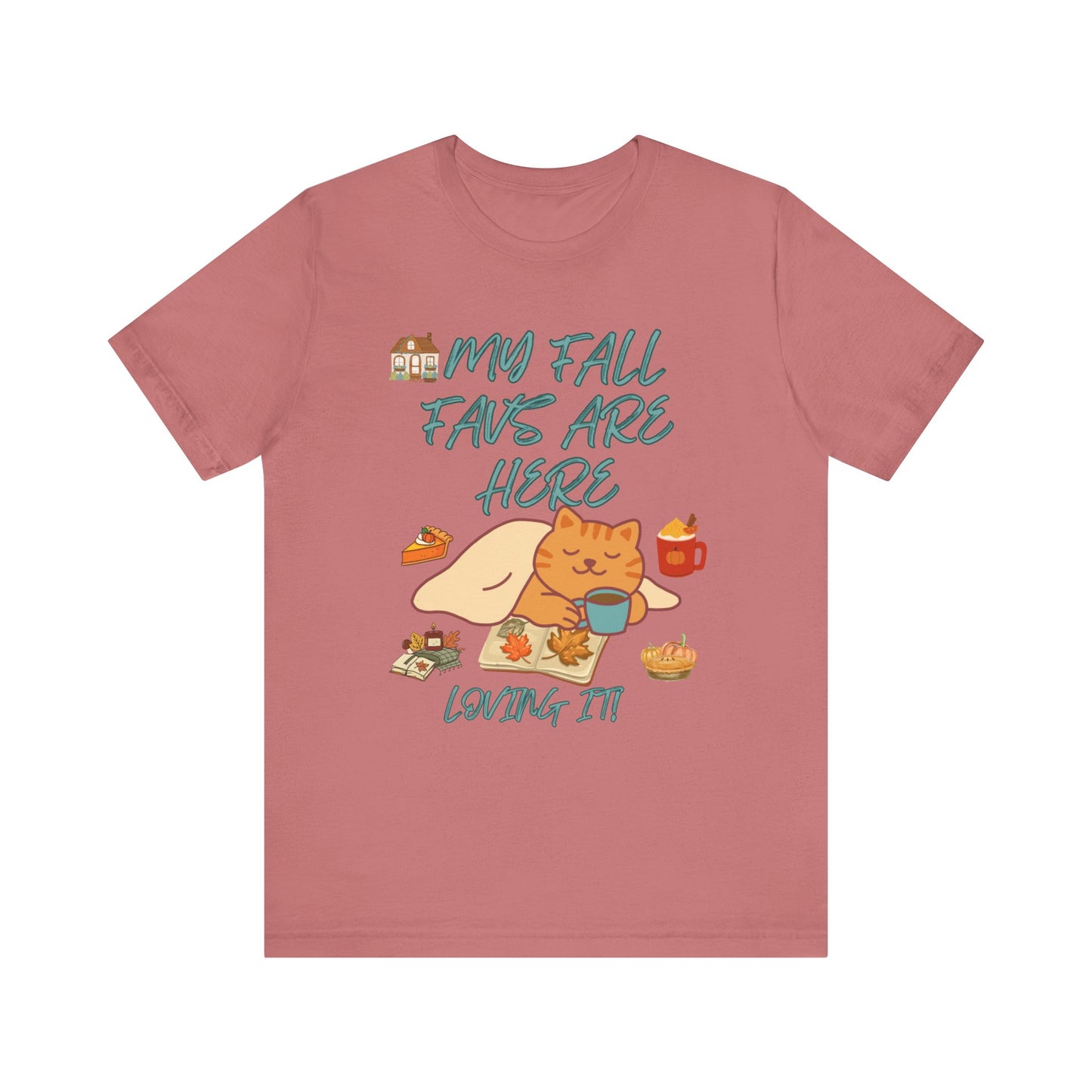 Fall Unisex Tee - Cozy Autumn Vibes Shirt