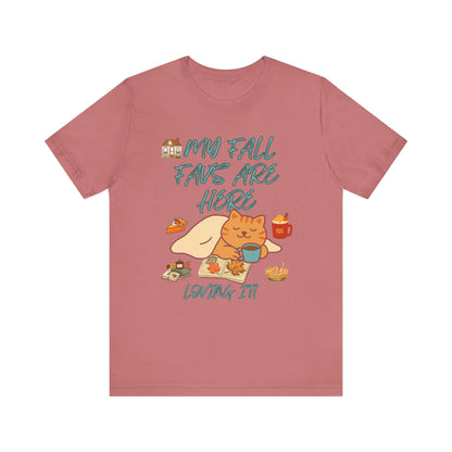 Fall Unisex Tee - Cozy Autumn Vibes Shirt
