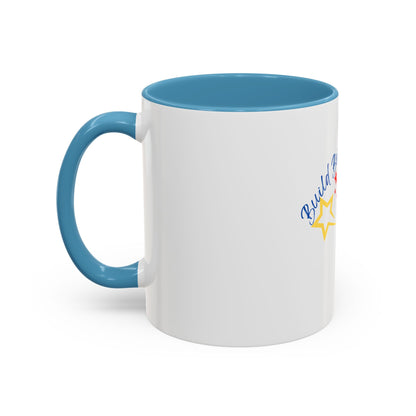 Inspirational Accent Coffee Mug - Build Better Boldness - Perfect for Morning Motivation