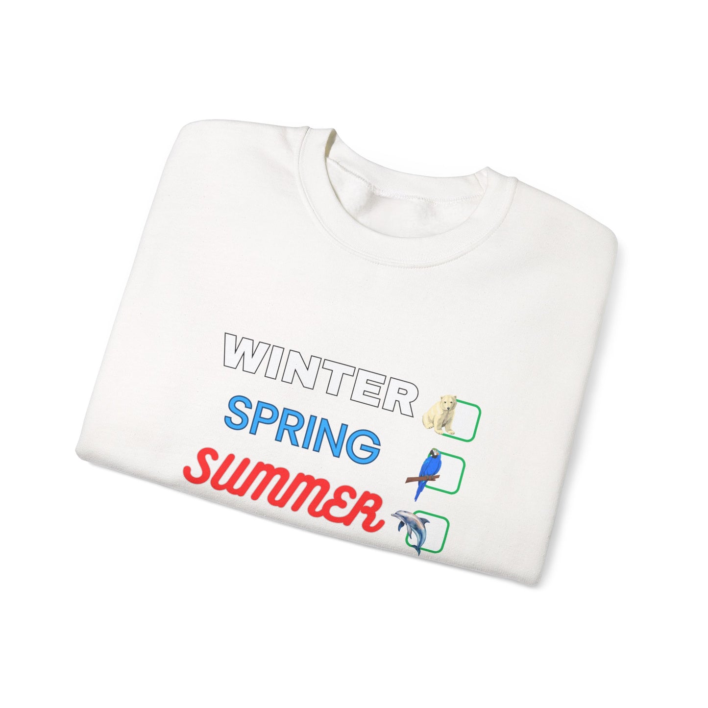 Fall Crewneck Sweatshirt — "The Best of Them All" Seasonal Checklist Design