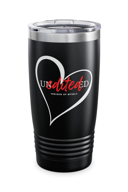 Stylish Insulated Tumbler, Heart Design, 20oz Stainless Steel Travel Mug, Perfect for Gifts, Coffee Lovers, Wedding Favors, and Everyday Use