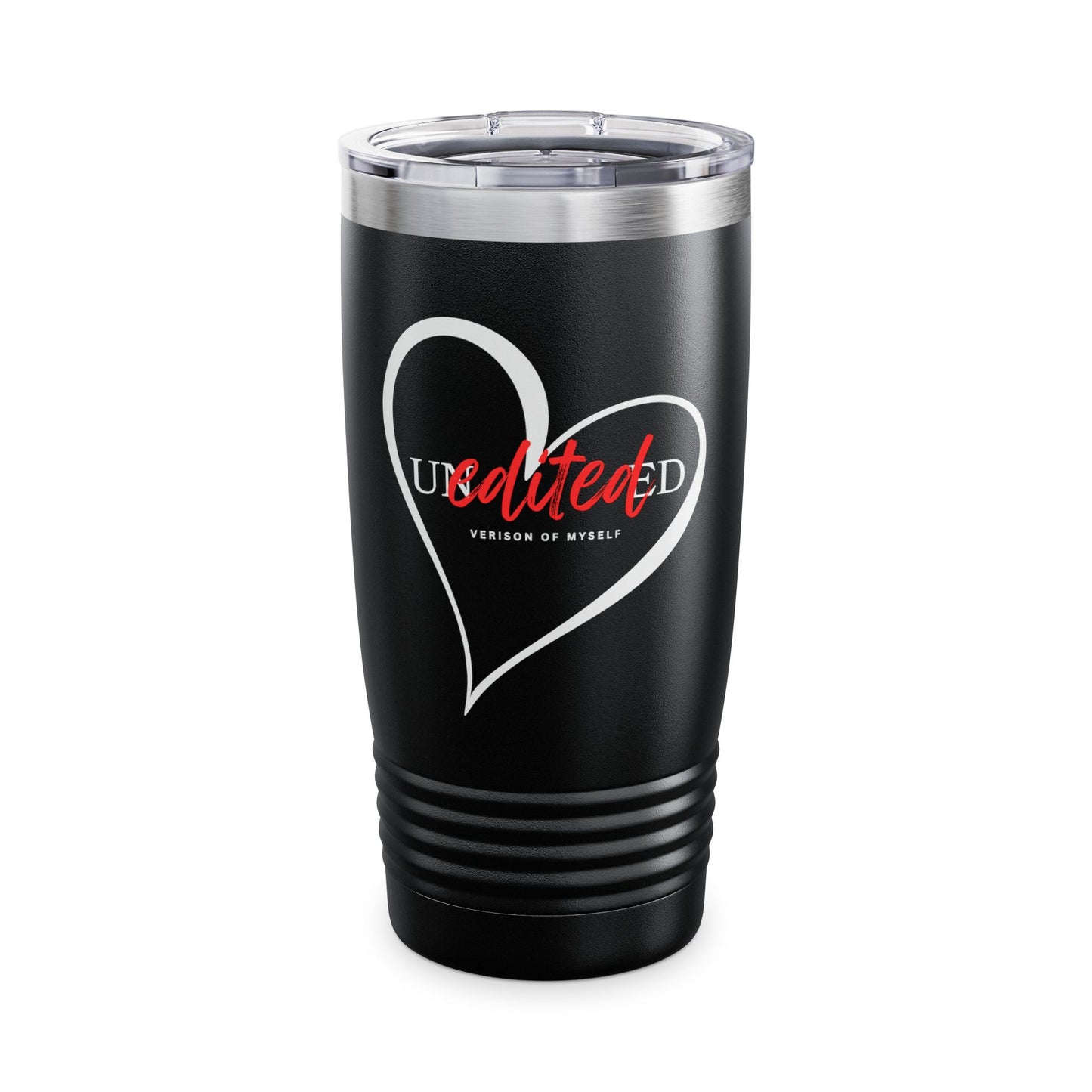 Stylish Insulated Tumbler, Heart Design, 20oz Stainless Steel Travel Mug, Perfect for Gifts, Coffee Lovers, Wedding Favors, and Everyday Use