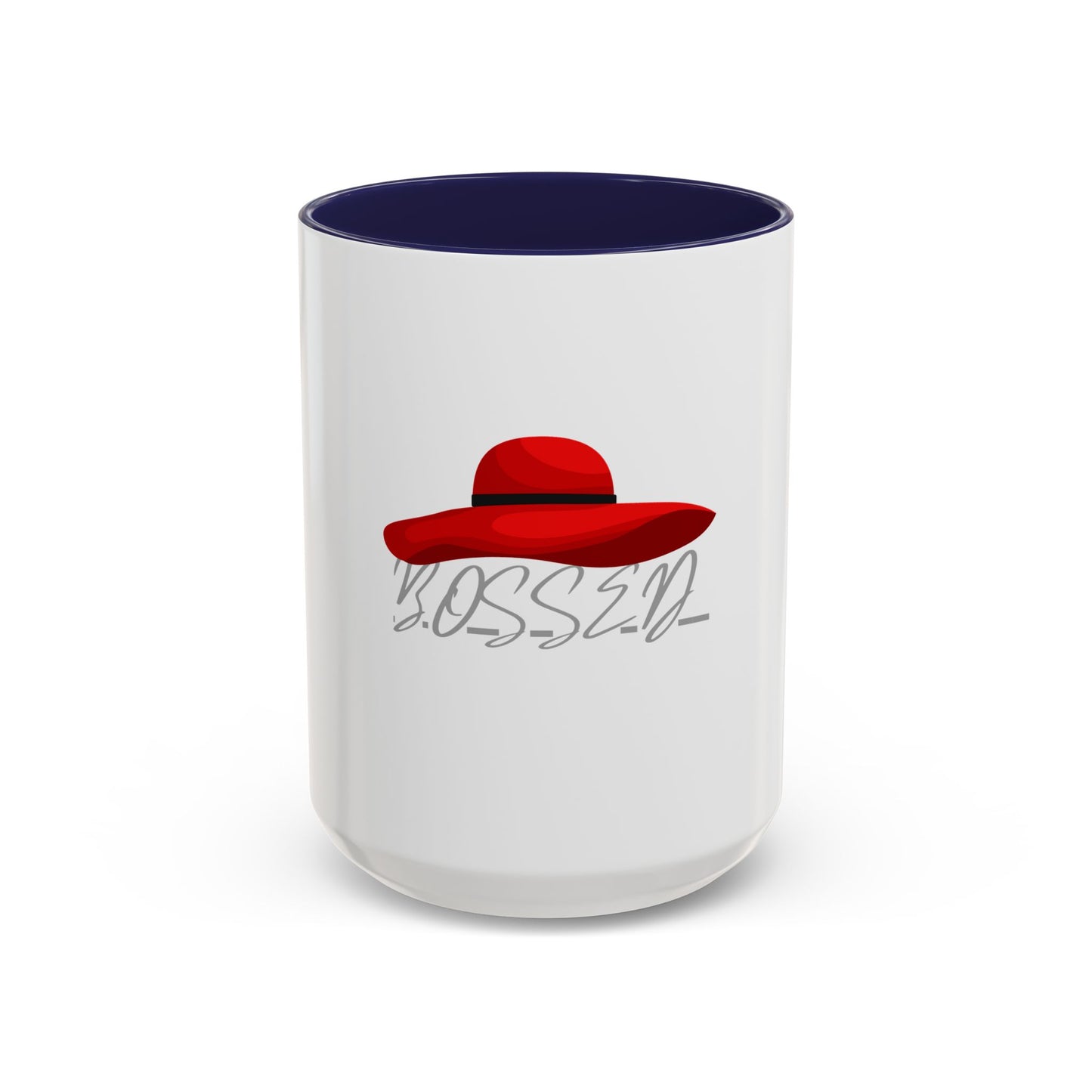 Bold Red Hat Accent Coffee Mug - Stylish Drinkware for Fashion Lovers