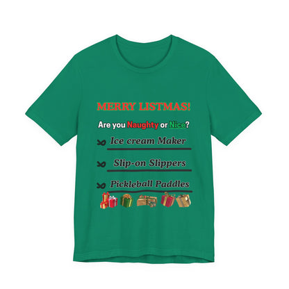 Christmas Short Sleeve Tee - Merry Christmas Shirt