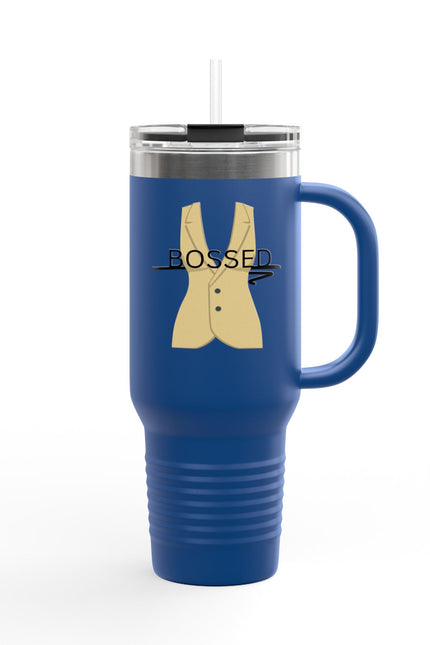 Bossed Insulated Travel Mug - 40oz Coffee Cup for Professionals