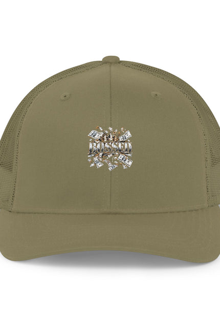 Camo Paw Print Snapback Trucker Cap